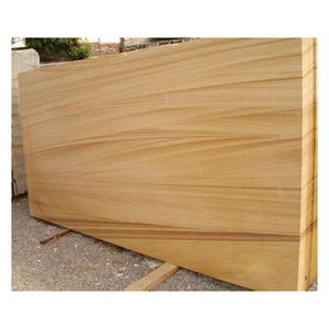 Dalles et carreaux en pierre de grès de teck naturel pour revêtement mural, revêtement de sol, allée de jardin, pierre de construction extérieure - Product Image 1