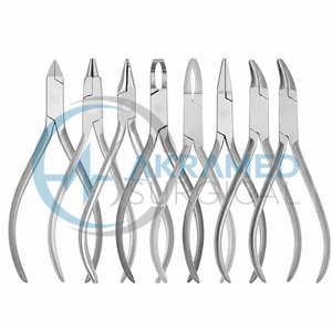 Ensemble de 55 instruments chirurgicaux dentaires orthodontiques certifiés CE, pinces, coupe-fil, ciseaux, kit d'outils manuels - Product Image 2