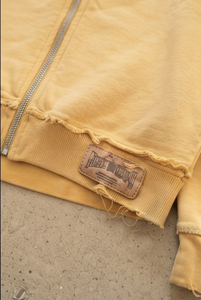 Men's/Women's Oversized <b>Hoodie</b> Embroidered Streetwear 500 Gsm French Terry Fleece Zipper Baggy Windproof Breathable <b>Hoodie</b> - Product Image 5