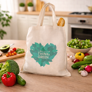 กระเป๋าผ้าแคนวาสออร์แกนิคแบบขายส่ง ขนาด 6 ออนซ์ 8 ออนซ์ |   ถุงช้อปปิ้งพิมพ์โลโก้แบบเปล่า ทนทาน ปิดด้วยซิปแบบรักษ์โลก - Product Image 6