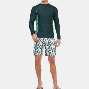 Customizable <b>Men's</b> Performance Sportswear Rash Guards <b>Men</b> Workout Sports Gym Rash Guards Factory Price <b>Compression</b> Rashguards - Product Image 3