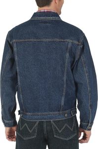 Men's Vintage Blue Denim <b>Trucker</b> <b>Jacket</b> – Stylish Classic Jean <b>Jacket</b> with Button Closure for Casual Streetwear and Everyday Wea - Product Image 4