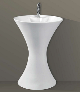 Lavabo de una Pieza ELITE L435 W435 H860mm para Baño, para Uso en Hoteles, Escuelas, Hospitales, Villas y Apartamentos - Product Image 1