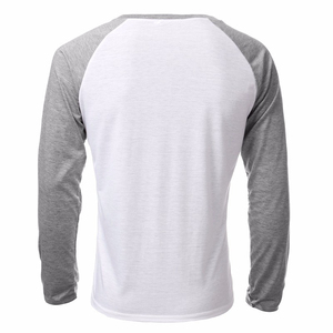 T-shirts de luxe personnalisés de haute qualité, design décontracté, manches longues, 100% coton respirant, coupe ample, streetwear, poids lourd - Product Image 2