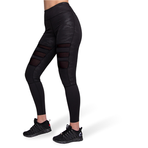 Leggings de yoga pour femmes, taille mi-haute, longueur intégrale, couleur unie, taille élastique, extensibles dans les quatre sens, en Spandex et Polyester, écologiques, séchage rapide - Product Image 2