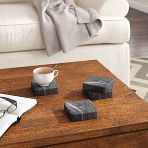 Custom Logo <b>Marble</b> <b>Coasters</b> for Corporate Gifts Luxury <b>Marble</b> <b>Coaster</b> Set Bulk Wholesale Supplier - Product Image 2