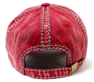Gorras de Béisbol Personalizables 100% Algodón con Logotipo Bordado a Mano, Patrones de Rombo y Frutas - Product Image 3