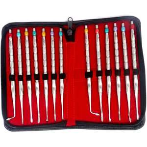 Juego de 13 Instrumentos Quirúrgicos Dentales de Acero Inoxidable con Certificación CE, Elevadores Luxadores, Proximadores, Pentax Quirúrgico - Product Image 3