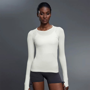 Chemises à manches longues brodées personnalisées pour femmes, style streetwear, en coton avec impression en relief, marque privée, vente en gros - Product Image 4