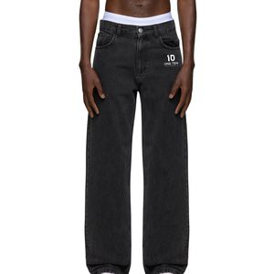 Baggy Denim Pants for Men Relaxed Fit Cotton <b>Jeans</b> Wide Leg Casual Streetwear Custom Logo OEM ODM Bulk Wholesale Supplier - Product Image 1