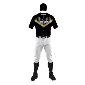 Uniformes de Béisbol Personalizados con su Propio Logotipo, Sublimados, Marca Privada, Impresión Personalizada, 100% Poliéster, Servicio OEM ODM, Protección UV - Product Image 5