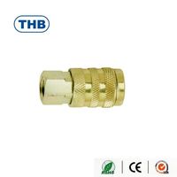 Raccord rapide universel THB en acier haute pression de type américain, filetage femelle NPT, corps international 1/4 pouce
