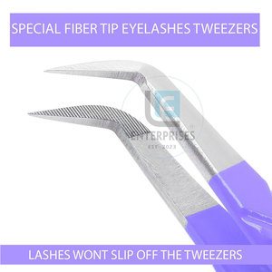 Pinces à cils de couleur unie en vente, nouveau design, pinces à cils professionnelles - Product Image 5