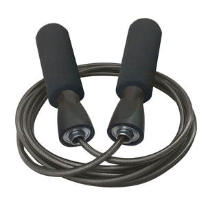 Corde à sauter d'entraînement de fitness, corde à sauter rapide pour la boxe professionnelle, corde à sauter réglable en fil d'acier - Product Image 4