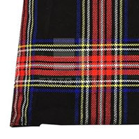 Mini-jupe écossaise plissée Y2K pour femme, style punk gothique, avec boucle et sangle, streetwear, rouge et noir, 2026
