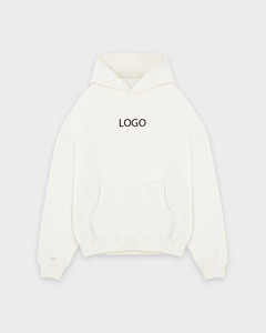 Sudadera con Capucha Oversize Unisex Personalizada de Algodón Grueso con Forro Polar, Hombros Caídos, Estilo Urbano, OEM Personalizado - Product Image 5