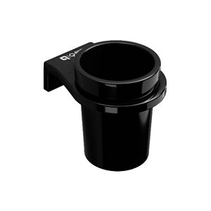 Verre trempé rond durable avec support métallique robuste pour les cliniques médicales et les salles de bain des établissements de soins de santé professionnels - Product Image 1