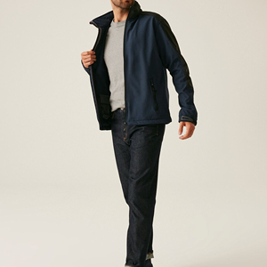 Chaqueta Softshell para Hombre, Impermeable y Cortavientos, para Senderismo, con Logotipo Personalizado, Proveedor OEM, Fabricante - Product Image 3