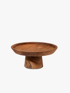 Support à gâteau rond en bois classique, optimisé, populaire, durable, écologique, résistant à la chaleur, compatible lave-vaisselle, pour la maison et la cuisine - Product Image 3