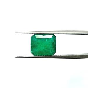 Émeraude octogonale verte de 5,28 carats provenant de Zambie, pierre précieuse brute ETSG-334 - Product Image 2