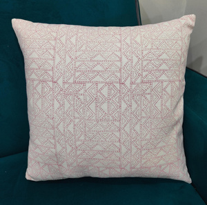 Juego de fundas de almohada con estampado de bloque indio, cojines de algodón, decoración de sofá, textiles hechos a mano, cojín estampado de bloque con patrón geométrico - Product Image 2