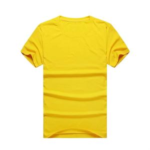 เสื้อยืดผ้าฝ้ายถักแบบเรียบสำหรับผู้ชาย เสื้อยืดโพลีเอสเตอร์แบบเรียบสำหรับงานซับลิเมชั่น ทรงลำลอง - Product Image 2