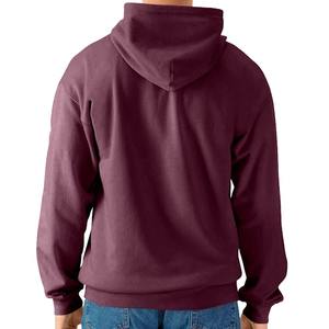เสื้อฮู้ดดี้สีน้ำเงินรอยัลพร้อมโลโก้สั่งทำพิเศษสำหรับผู้ชาย คุณภาพสูง ผ้าฝ้ายฟลีซเนื้อนุ่ม สไตล์สตรีทแวร์ สีน้ำเงินโคบอลต์ เสื้อฮู้ดดี้แบบเรียบ - Product Image 4
