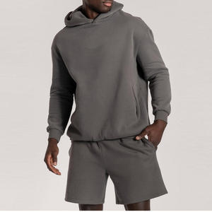 Summer Fashion Quick Dry High Quality Men's Tracksuit Short Hoodie <b>Sets</b> Gym Fitness Jogging <b>Set</b> Man - Product Image 2
