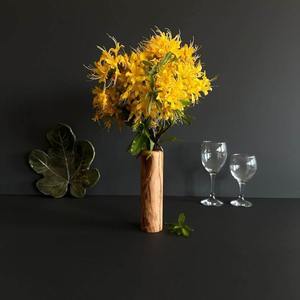 Jarrón de Madera para Flores Secas, Hecho a Mano, de Bambú, para Mesa, Estilo Moderno Art Deco, Decoración para Hogar, Bodas y Restaurantes, Proveedor al por Mayor - Product Image 4