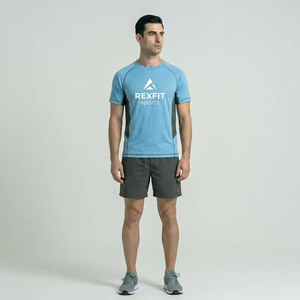 REXFIT SPORTS Camisetas Deportivas Premium de Manga Larga para Hombre, Tejido Ligero y Transpirable, Colección OEM - Product Image 1
