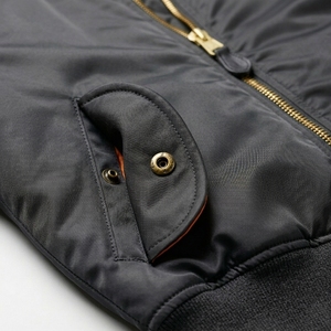 Bomber <b>Jacket</b> Greek Wear Sorority Products Full Zip Ribbed Waistband Lightweight Flight <b>Jacket</b> - Product Image 3