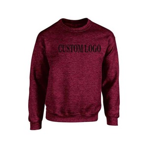 Sweat-shirts à col rond pour hommes, poids lourd, personnalisables - Haute qualité, coupe classique, logo brodé personnalisé, couleurs personnalisées - Product Image 3