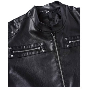 Hot Sale SNAFA SPORTS Men's <b>Winter</b> Breathable <b>Leather</b> Motorcycle Vest with Zipper Closure and Customizable Club Logo - Product Image 5