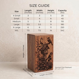Banc de jardin en bois personnalisé de style américain, urne gravée au laser, souvenir commémoratif pour cendres funéraires, durable et écologique - Product Image 2