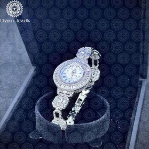ชาร์ม จิวเวลส์นาฬิกาข้อมือผู้ชายสแตนเลส ขนาด 40 มม. ประดับเพชร ระบบอนาล็อก ระบบกลไกอัตโนมัติ วันที่ หรูหรา แฟชั่น ตัวล็อคแบบผีเสื้อ - Product Image 3