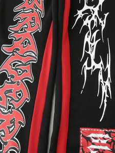 Conjunto Deportivo Casual para Hombre Street Life con Sudadera con Estampado de Letras de Ángel y Pantalones Deportivos, Diseño Otoño/Invierno, Venta al Por Mayor - Product Image 6