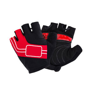 JINAH LEATHER INDUSTRIES Breathable <b>Half</b>-Finger Cycling Gloves Hook Loop Closure Nylon Unisex Outdoor Sports Gym Anti <b>Slip</b> - Product Image 6