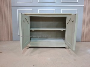 Mahogany Wood <b>Sideboard</b> Cabinet – Modern Luxury <b>Storage</b> Buffet - Product Image 2