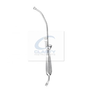 Cannule d'aspiration chirurgicale ORL réutilisable en acier inoxydable, instrument chirurgical manuel, classe I, certifié CE, OEM - Product Image 2
