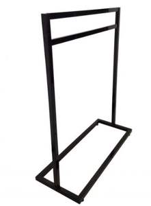 Moderno Toallero Doble de Metal, Acero Inoxidable de 2 Niveles para Hogar, Hotel o Uso en Exteriores, para Baño, Cocina, Dormitorio o Gimnasio - Product Image 2