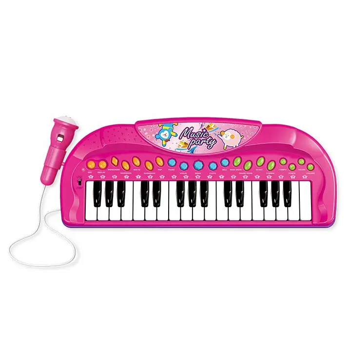 Keyboard Piano anak kunci 32 dengan mikrofon