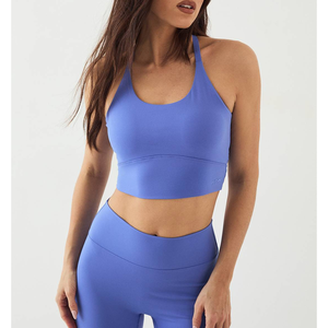 Sujetador Deportivo Sexy con Logotipo Personalizado para Mujer, Compresión, Elástico, Secado Rápido, Prenda Interior Suave, Alto Impacto, Tirantes Finos, Top para Gimnasio y Yoga - Product Image 1