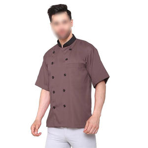 เสื้อเชฟผู้ชายคุณภาพสูงสั่งทำขายส่ง พร้อมปักโลโก้ตามต้องการ สำหรับร้านอาหารและบาร์ - Product Image 2