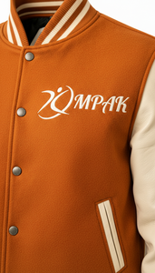 Vêtements Streetwear pour lycéens, manches en cuir, broderies, patchs, vente en gros, style vintage américain - Product Image 5