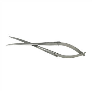 Tijeras de precisión con resorte, rectas, afiladas, de acero inoxidable, con mango cómodo, herramienta de belleza para manicura y pedicura fácil. - Product Image 1