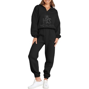 Sweat-shirt molletonné oversize à col montant pour femme, personnalisable avec logo, vente en gros, qualité supérieure, streetwear décontracté, le plus vendu - Product Image 5