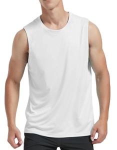 Men’s Tank Top Gym Wear | Cotton Sleeveless Shirt | Fitness <b>Stringer</b> <b>Vest</b> | Breathable Summer Workout Tank | Custom Logo OEM - Product Image 3
