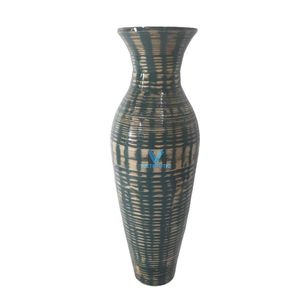Vase en bambou tissé sur mesure, fait main, décoratif, porte-fleurs naturel, vente en gros OEM ODM - Product Image 6