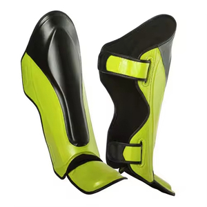 สนับแข้งหนังคุณภาพสูงแบบเจล ป้องกันหน้าแข้งและหลังเท้า สำหรับ MMA มวยไทย - Product Image 3