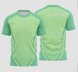 Camiseta de Fútbol Personalizada Verde, Manga Corta, Secado Rápido, Cuello Redondo, Uniforme de Entrenamiento Unisex para Equipo, 100% Poliéster - Product Image 3